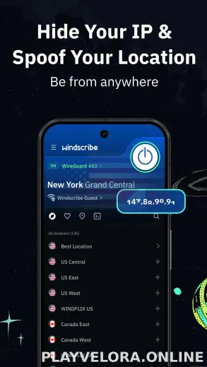 Windscribe скриншот 5